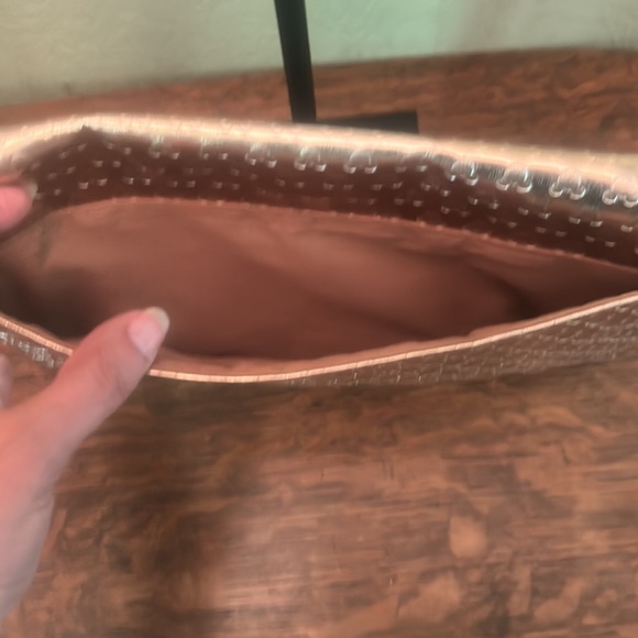 Disney Parks Mickey Mouse Rose Gold Shoulderbag/Clutch - Picture 5 of 11